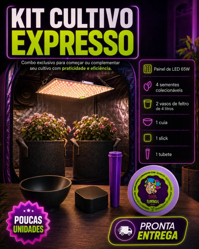 De Cultivo Expresso Com Painel De 65W 2
