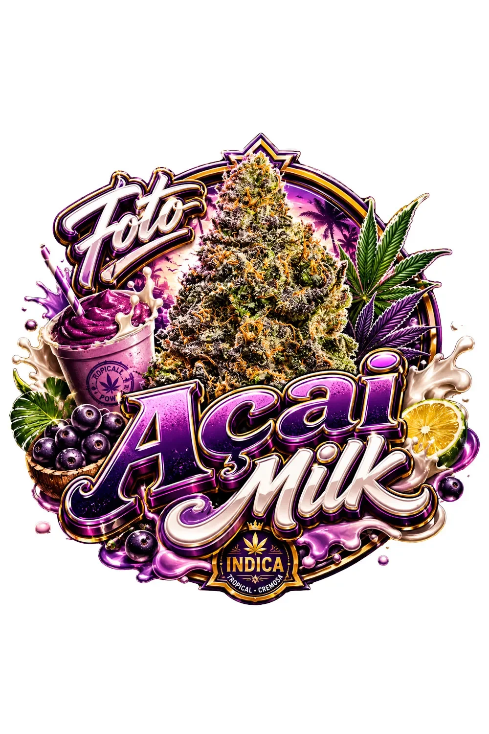 Milgrows Acai Milk